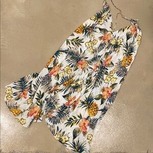 Tropical Floral Maxi Dress